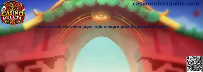 Ilustración educativa sobre la ruleta de colores y las apuestas al rojo o al negro