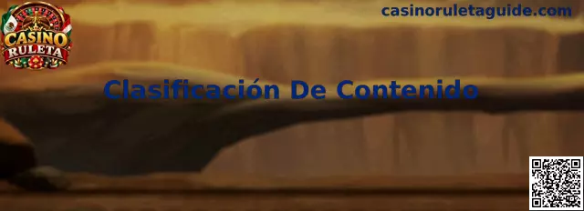 Imagen informativa sobre la clasificación de contenido y las edades recomendadas para juegos de Casino Ruleta