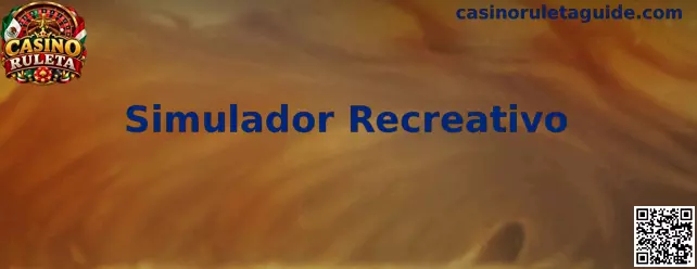 Interfaz interactiva de Casino Ruleta en su modalidad de Simulador Recreativo