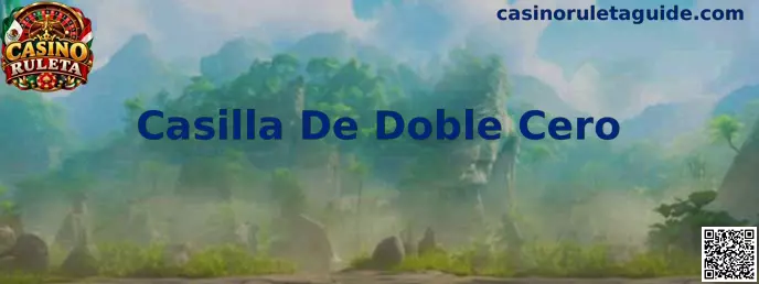 Referencia visual de la casilla de doble cero 00 en la ruleta americana y su paño de apuestas