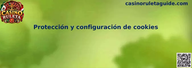 Protección y configuración de cookies en Casino Ruleta