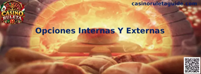 Representación de las opciones internas y externas en el paño de Casino Ruleta